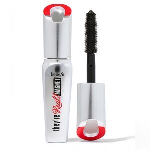 Benefit They're Real! Magnet Travel Size Mini Mascara Black NWOB .16 FL Oz